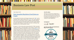 Desktop Screenshot of businesslawpost.com